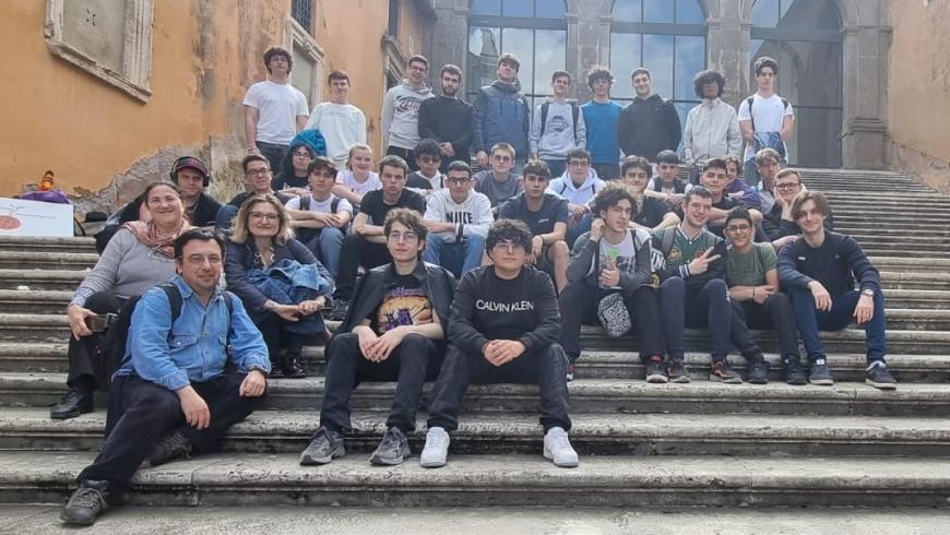 Delegazione IIS Avogadro alla RomeCup 2024
