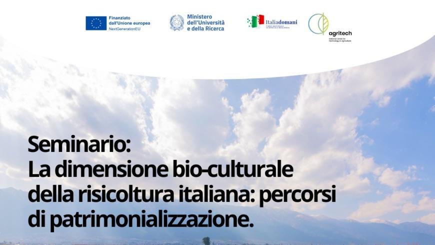 La dimensione bio-culturale della risicoltura italiana