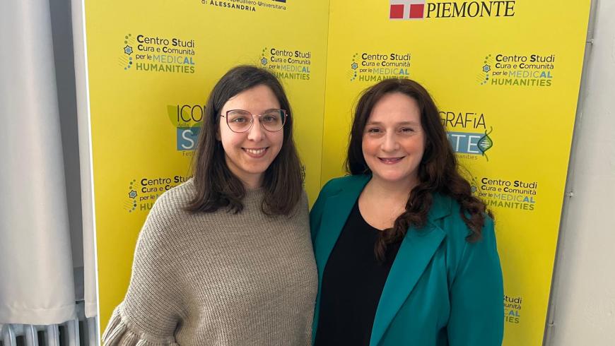 Le dottorande Anna Guido e Barbara Sgobbi