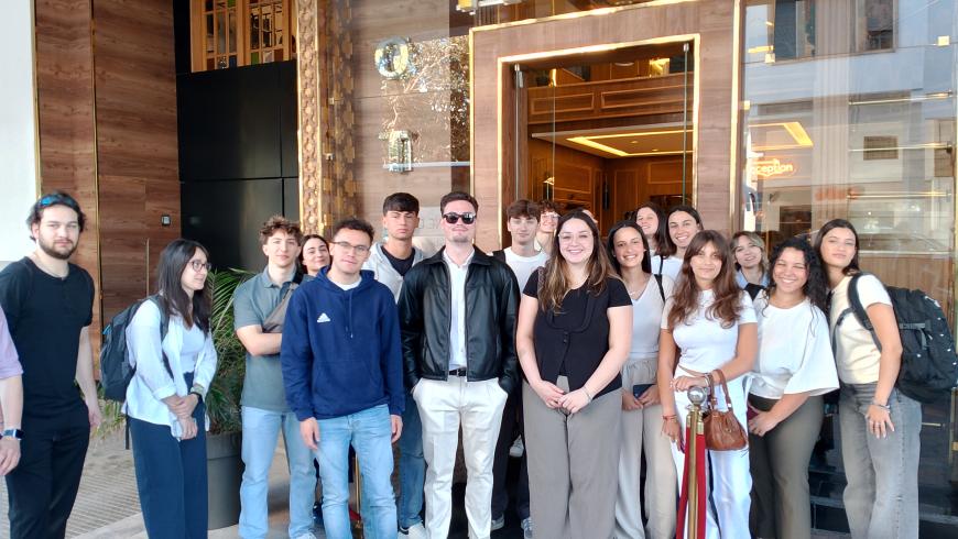 Studentesse e studenti UPO in visita a Rabat