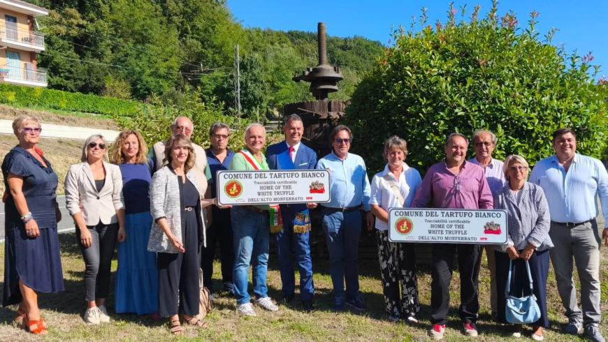 Inaugurazione della nuova cartellonistica stradale